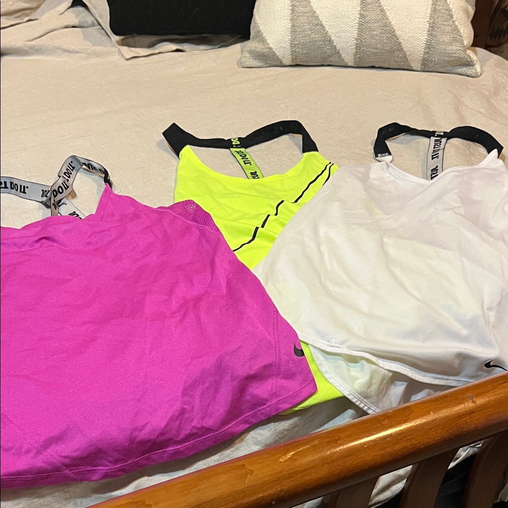 Nike Womens Tank Tops Bundle With Black Straps